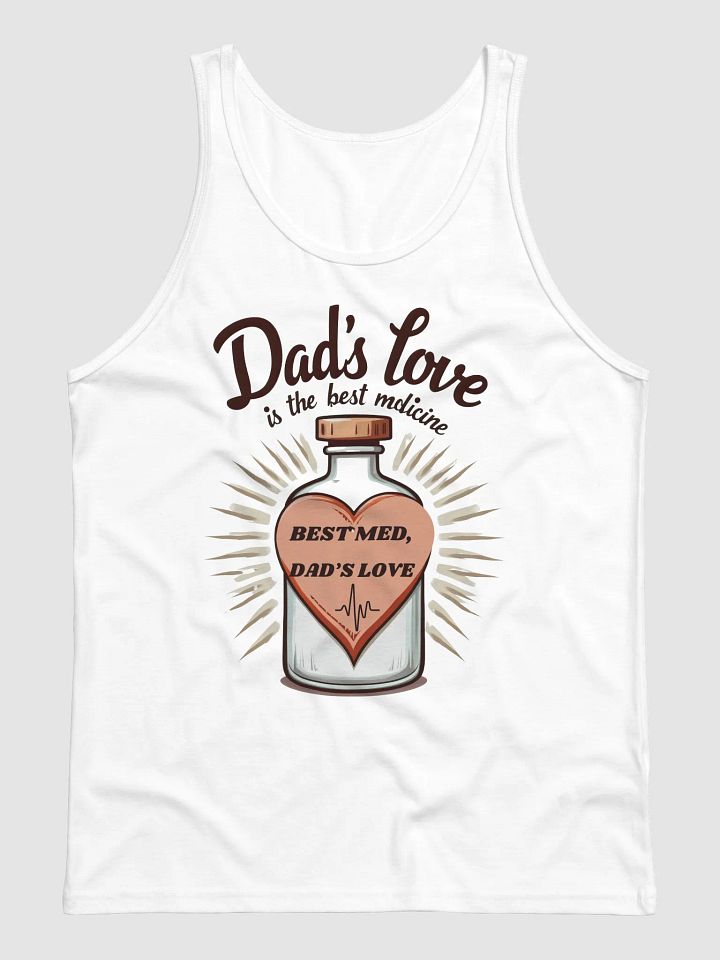 Dad's Love Heartbeat Tank product image (1)