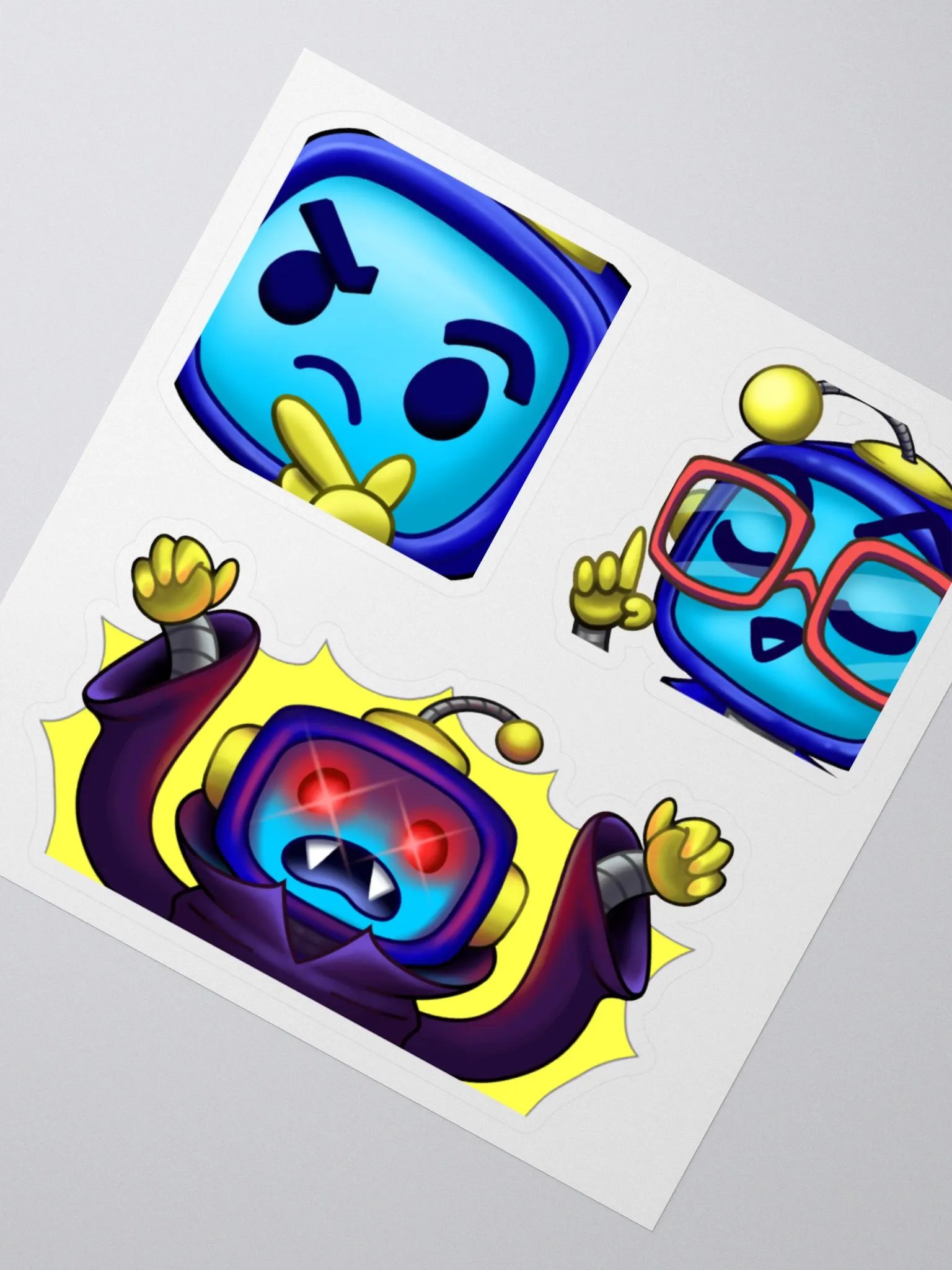 Sticker Sheet - Foxo Collection #3 (Think, Actually, Vamp) product image (2)