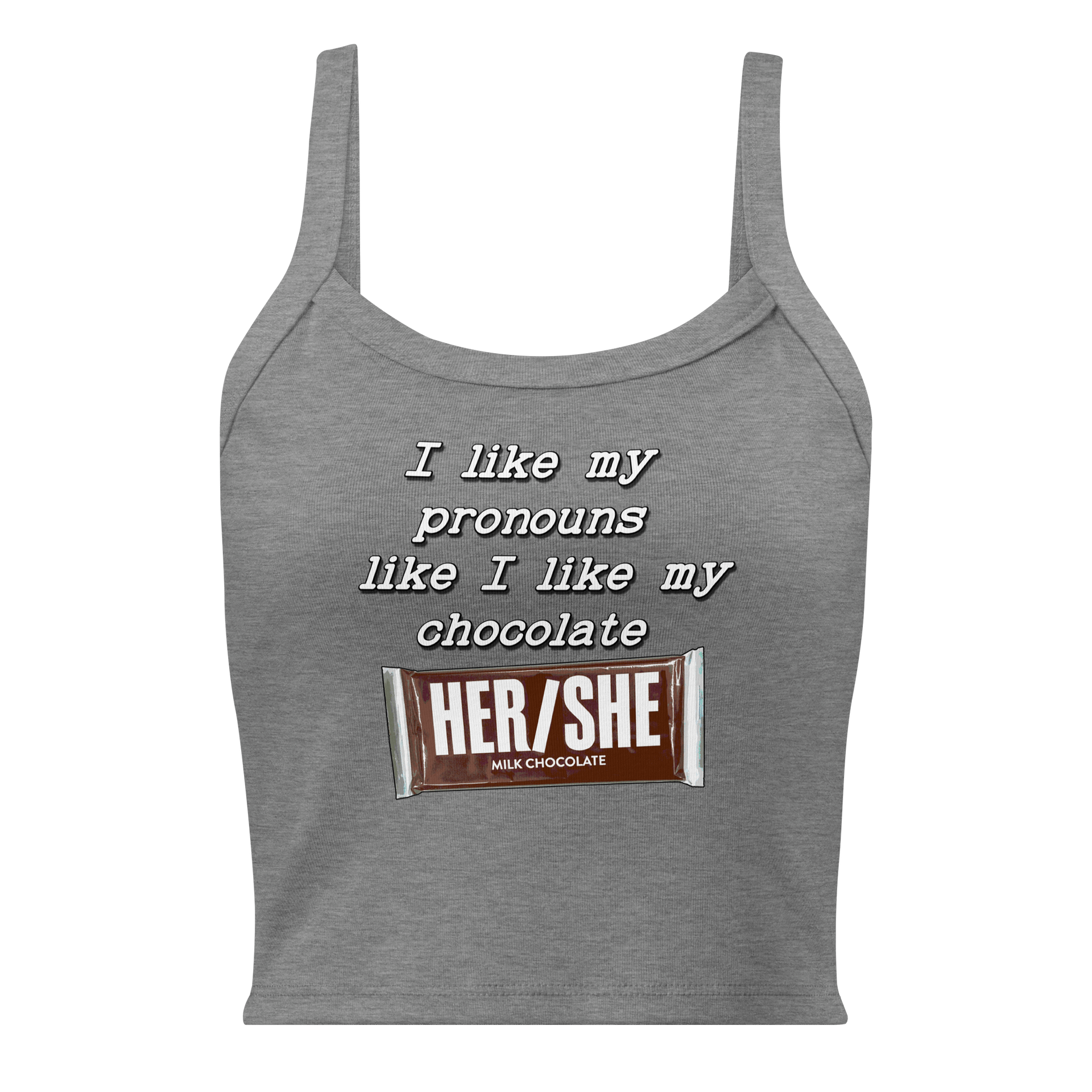 Her/She Crop Tank product image (3)