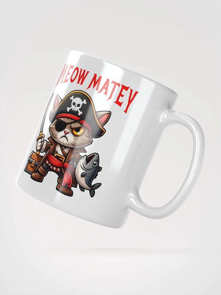 Meow Matey Cat Pirate Mug product image (5)