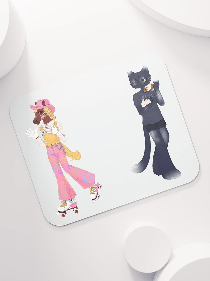 Kat and Casper Mouse Pad product image (1)
