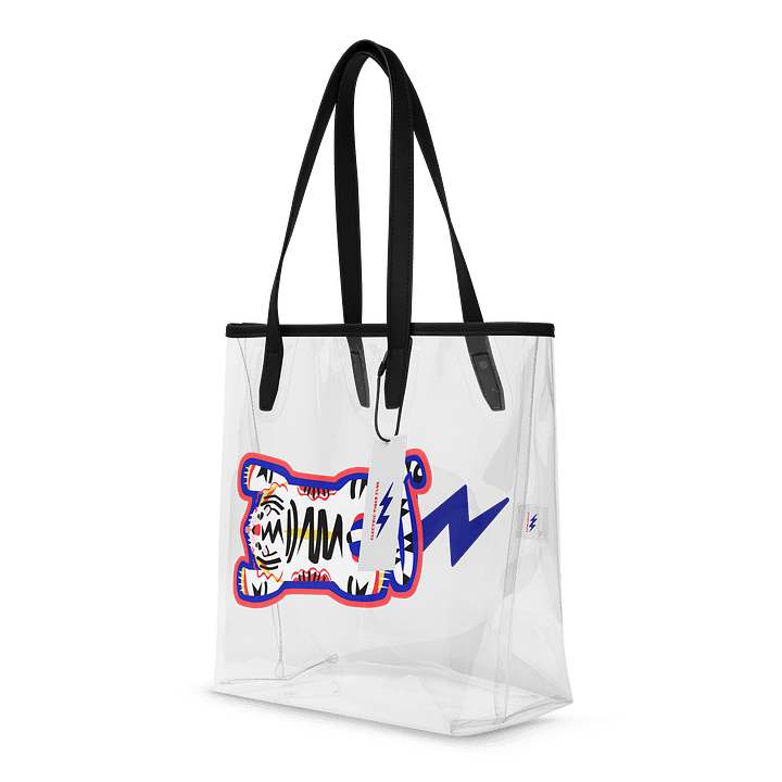 White Electric Tiger - Clear Tote product image (2)