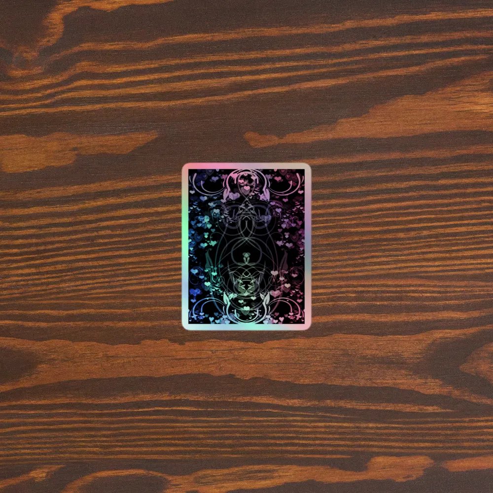 Bigender Pride Flag Sticker (Flourish Variation) product image (5)