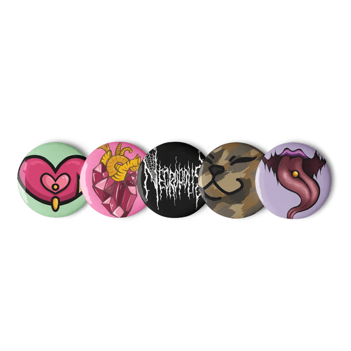 Necropolis button badges product image (2)