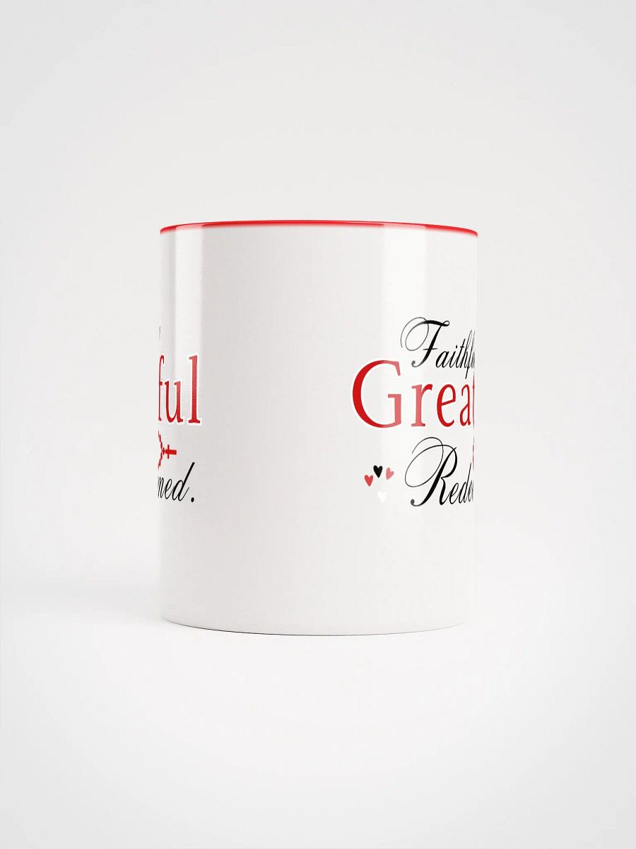 Faithful, Grateful , Redeemed Ceramic Mug product image (5)