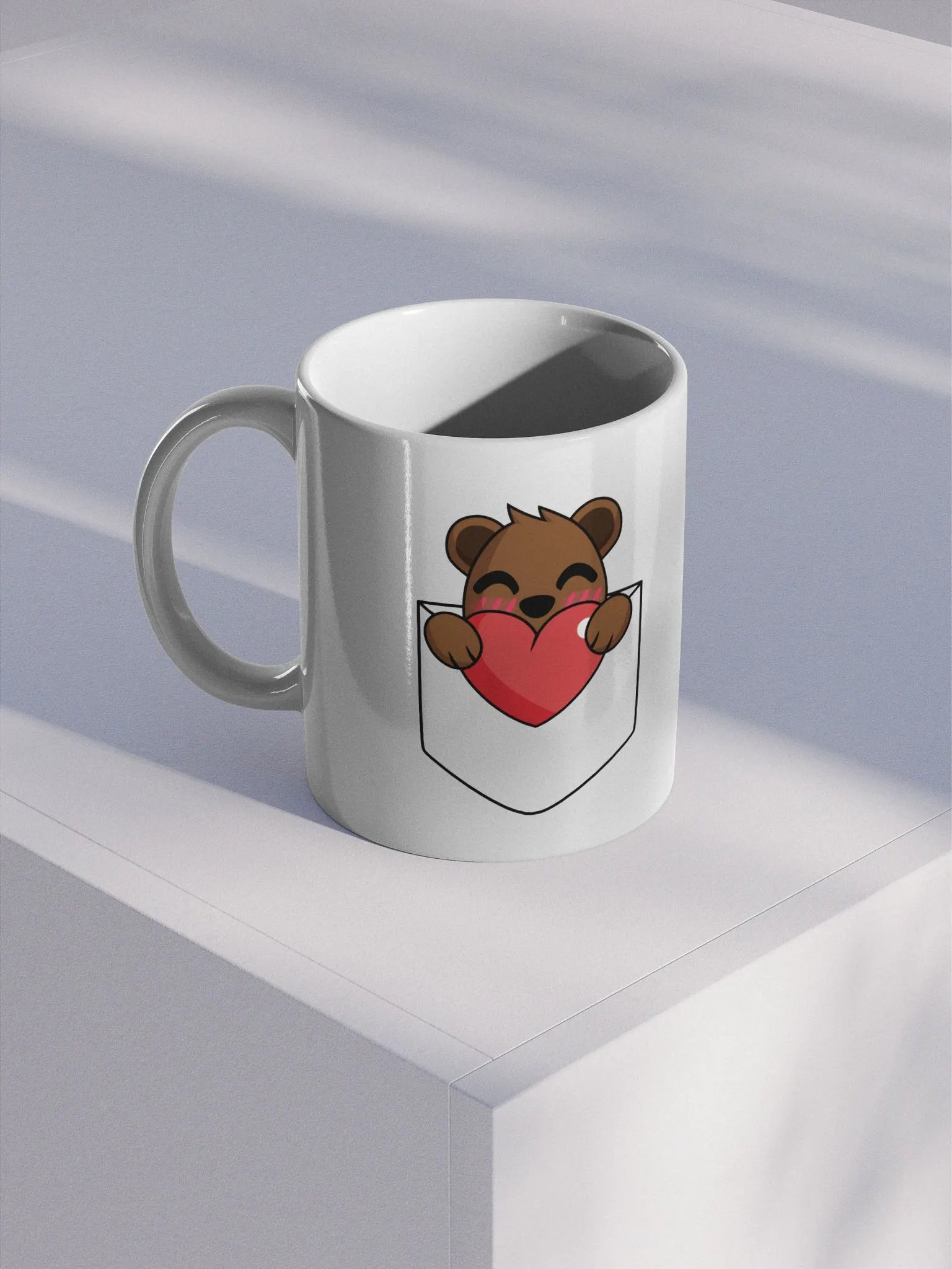 Drybear Pocket Love Glossy Mug product image (1)