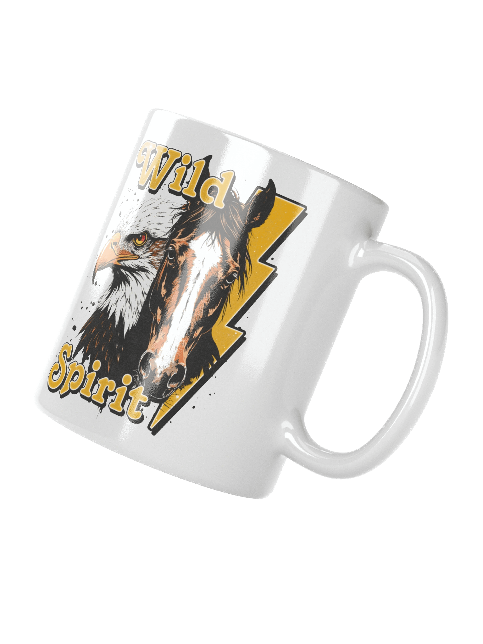 The "Wild Spirit" Eagle & Horse Mug product image (4)