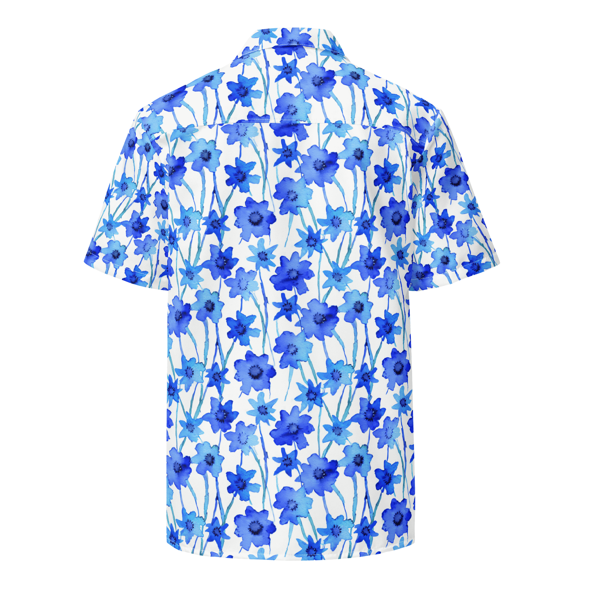 Blue Borage Hawaiian Shirt product image (2)