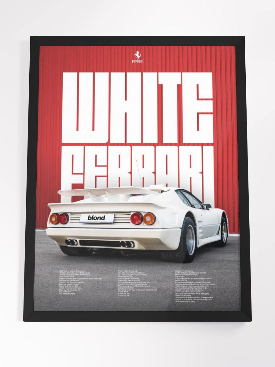 White Ferrari product image (4)