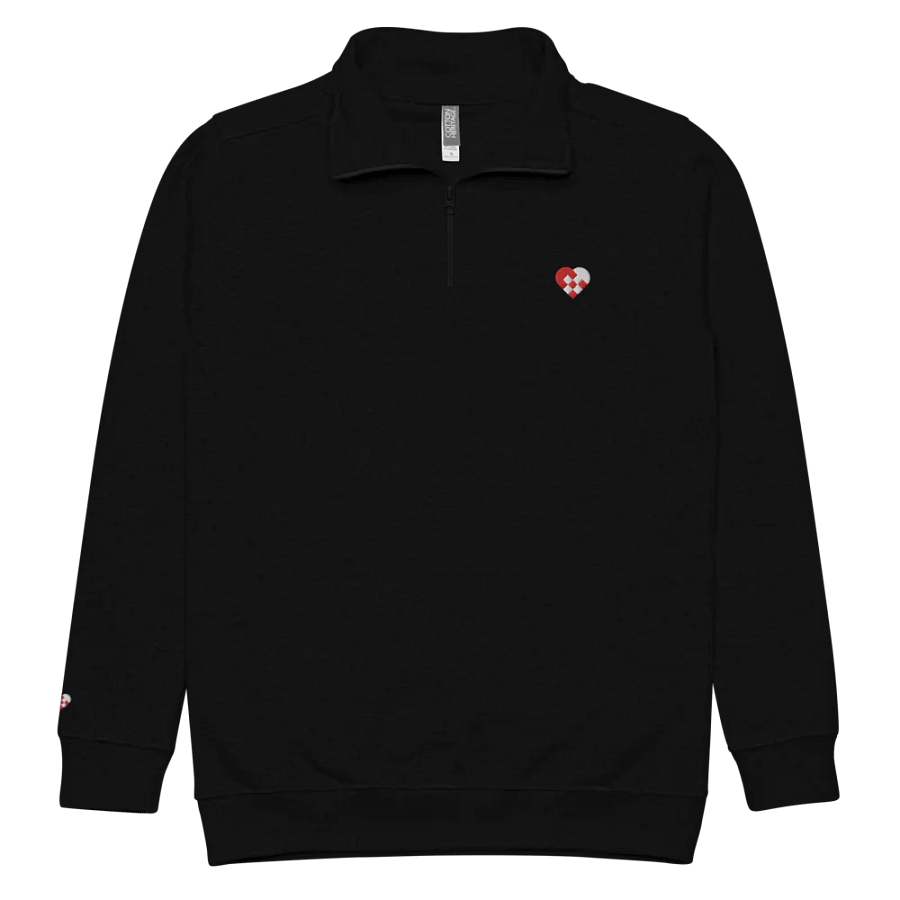 Embroidered Danish Heart Fleece Pullover product image (4)