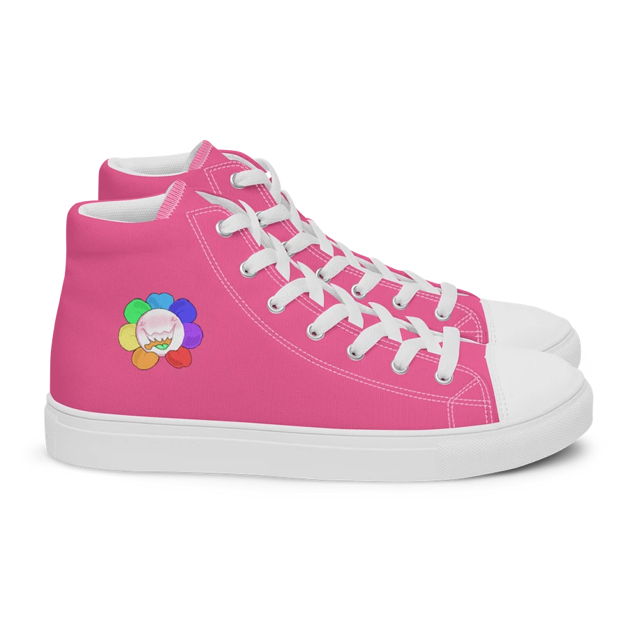 Pink and White Flower Sneakers product image (15)