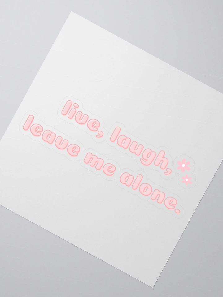 Leave me alone sticker product image (2)