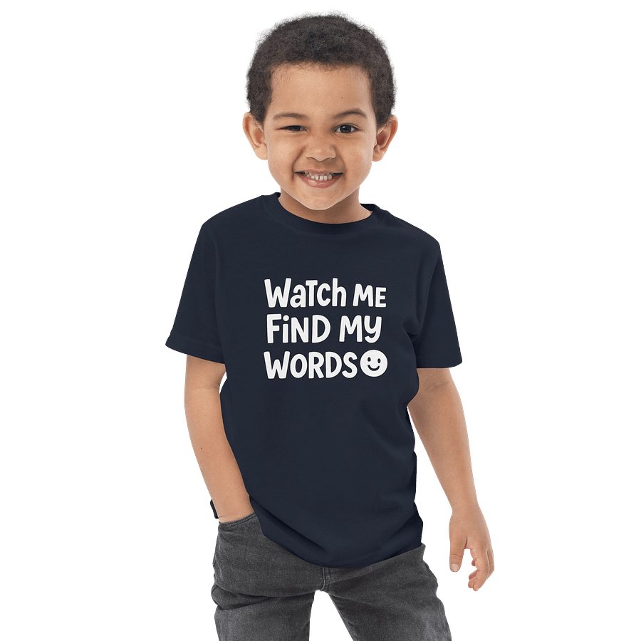 Smiling Words Toddler Jersey product image (4)
