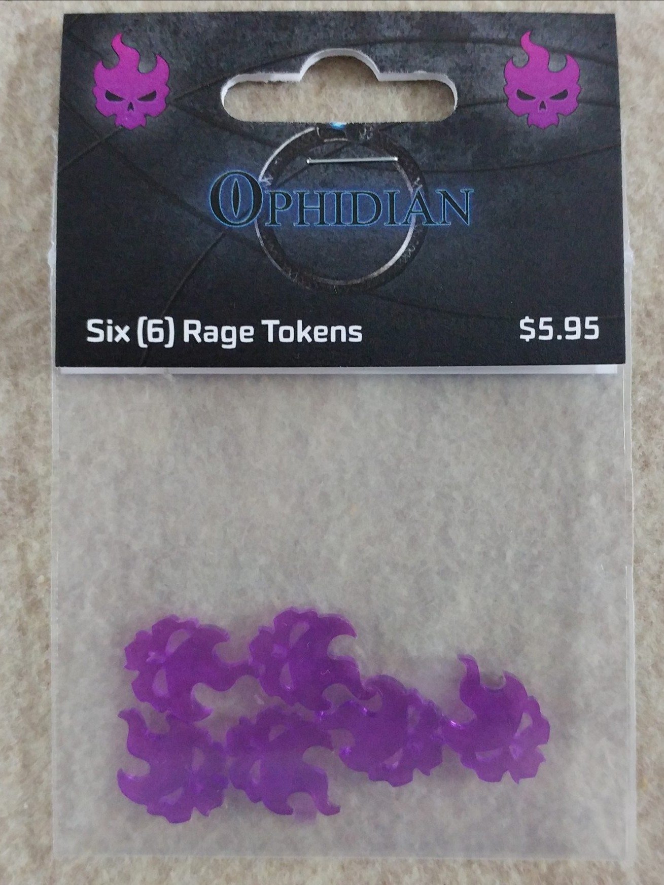 Ophidian 2360: Rage Tokens (pack of 6) (2016) product image (1)