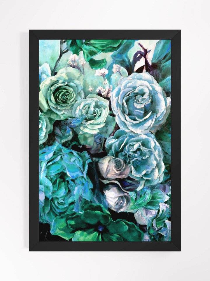 LWTW Blue Cropped Framed High-Quality Matte Poster Print product image (1)