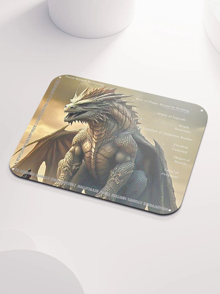 Draco Realms: Titan of the Ancient Flame Mouse Pad product image (3)