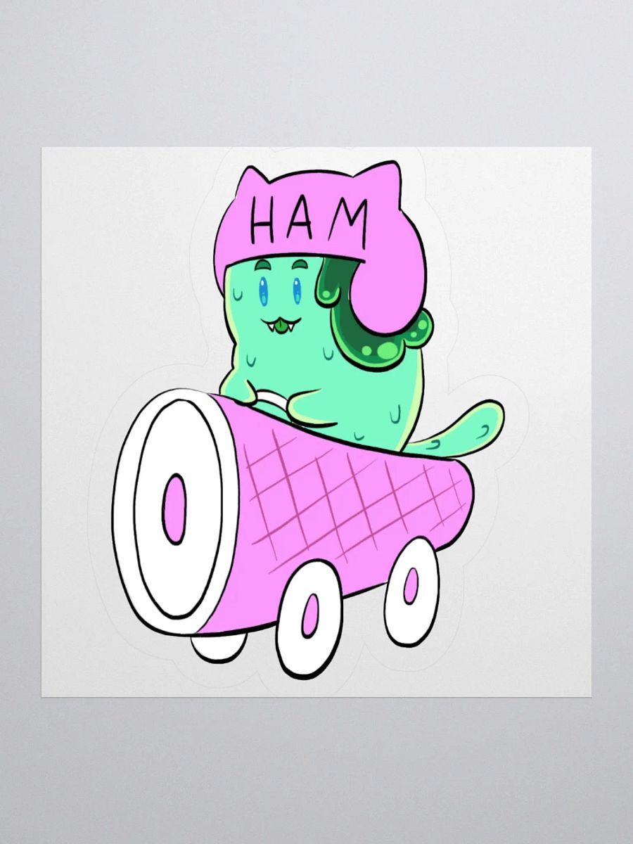 SlimeyJade - Ham Car [sticker] product image (1)