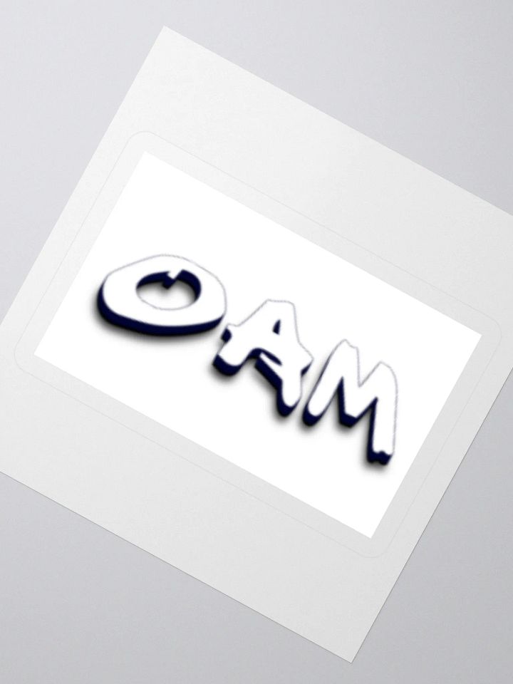 3D OAM Kiss Cut Stickers product image (7)