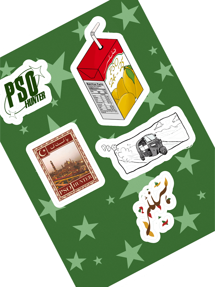 PSO Sticker Sheet product image (1)