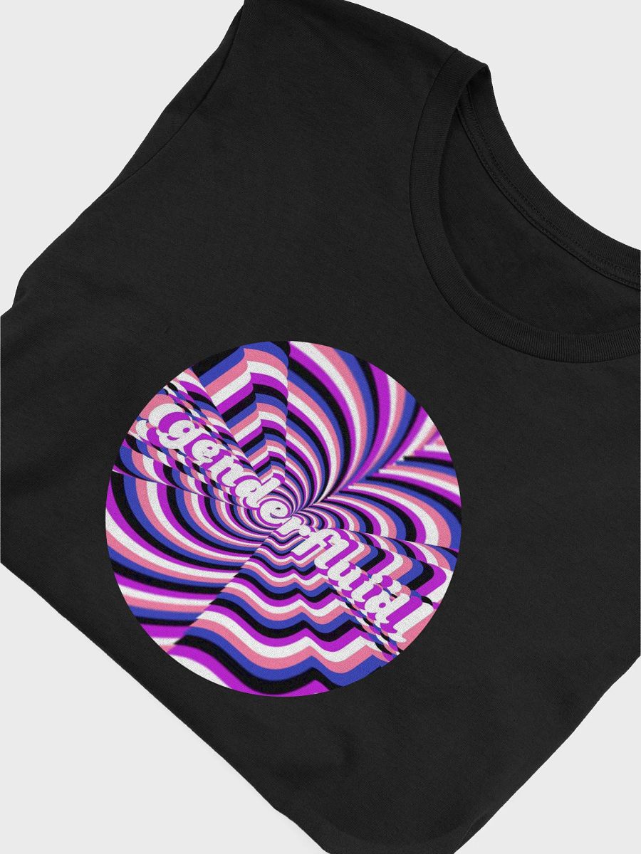 swirly genderfluid t-shirt product image (5)