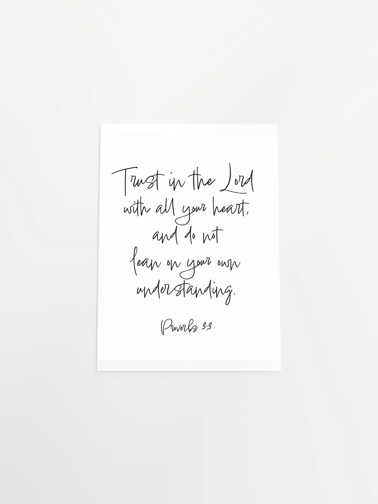 Trust in the Lord - Print product image (4)