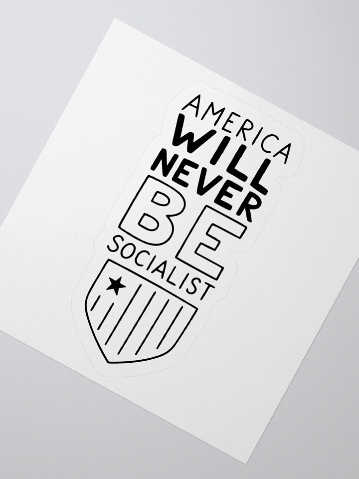 America Won't Be Socialist" kid-style Stickers product image (5)