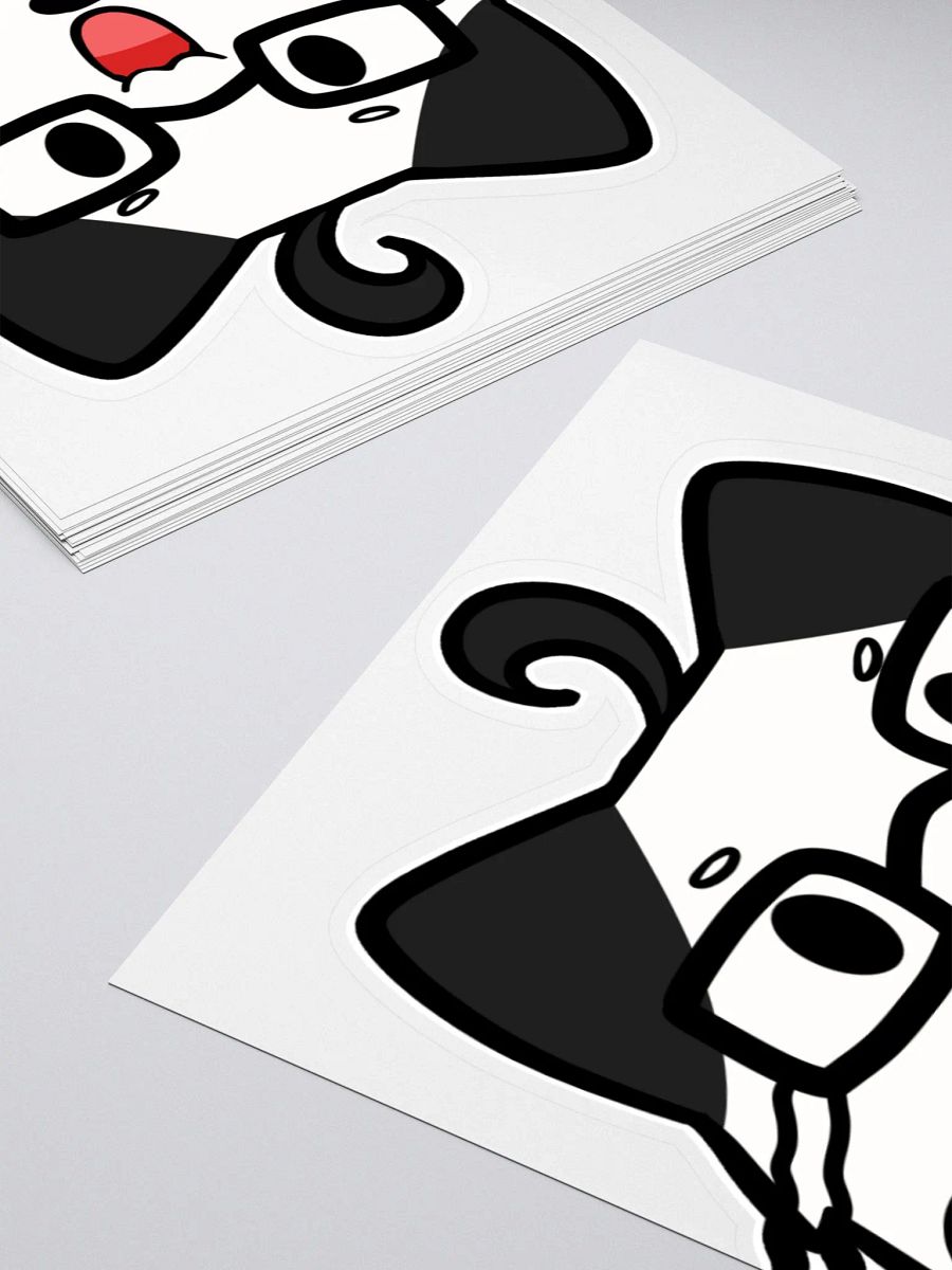 JPAG_Grey cat Hi emote sticker product image (4)