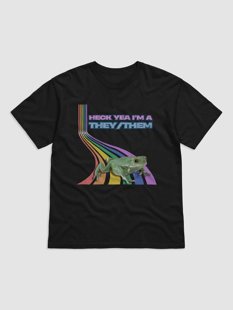 Heck Yea I'm A THEY/THEM (Comfort Colors Garment-Dyed Heavyweight T-Shirt) product image (1)
