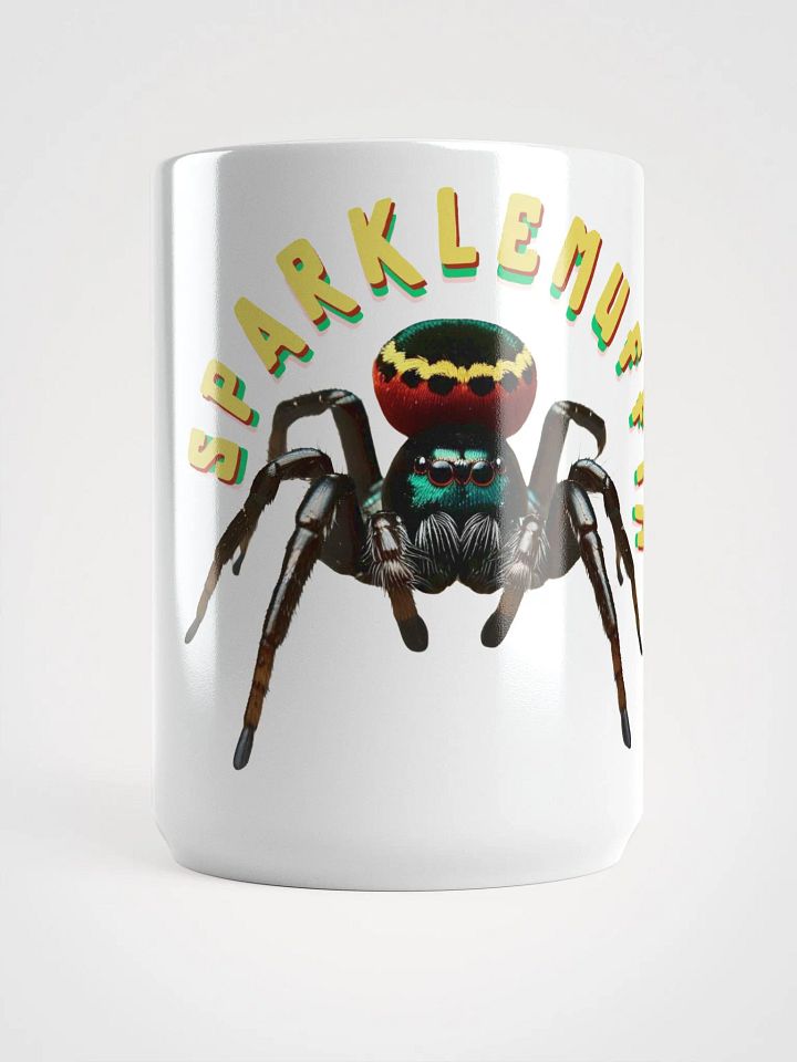 Sparklemuffin - Peacock Spider with Rasta Colors Mug product image (1)