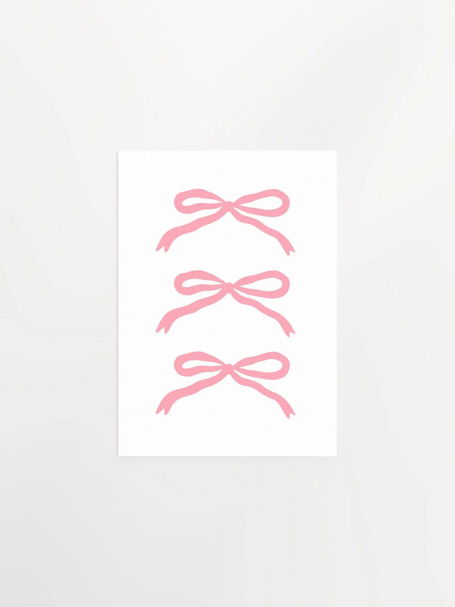 Coquette Pink Bows Print product image (3)
