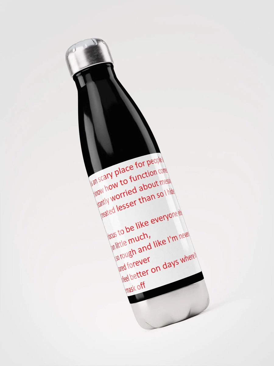 Mask Off Lyrics Water Bottle product image (3)
