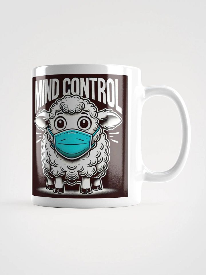 MASKED SHEEP - MIND CONTROL MUG WT product image (1)