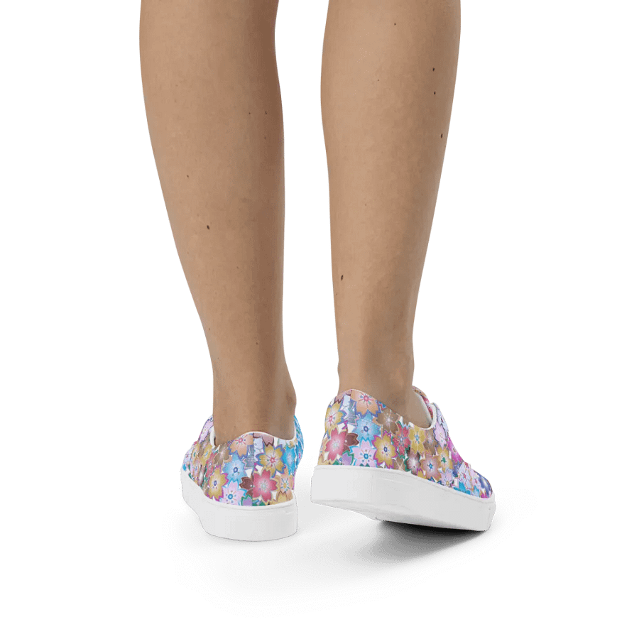 Kawaii Starry Blossom Symphony Lace-up Canvas Shoes product image (3)