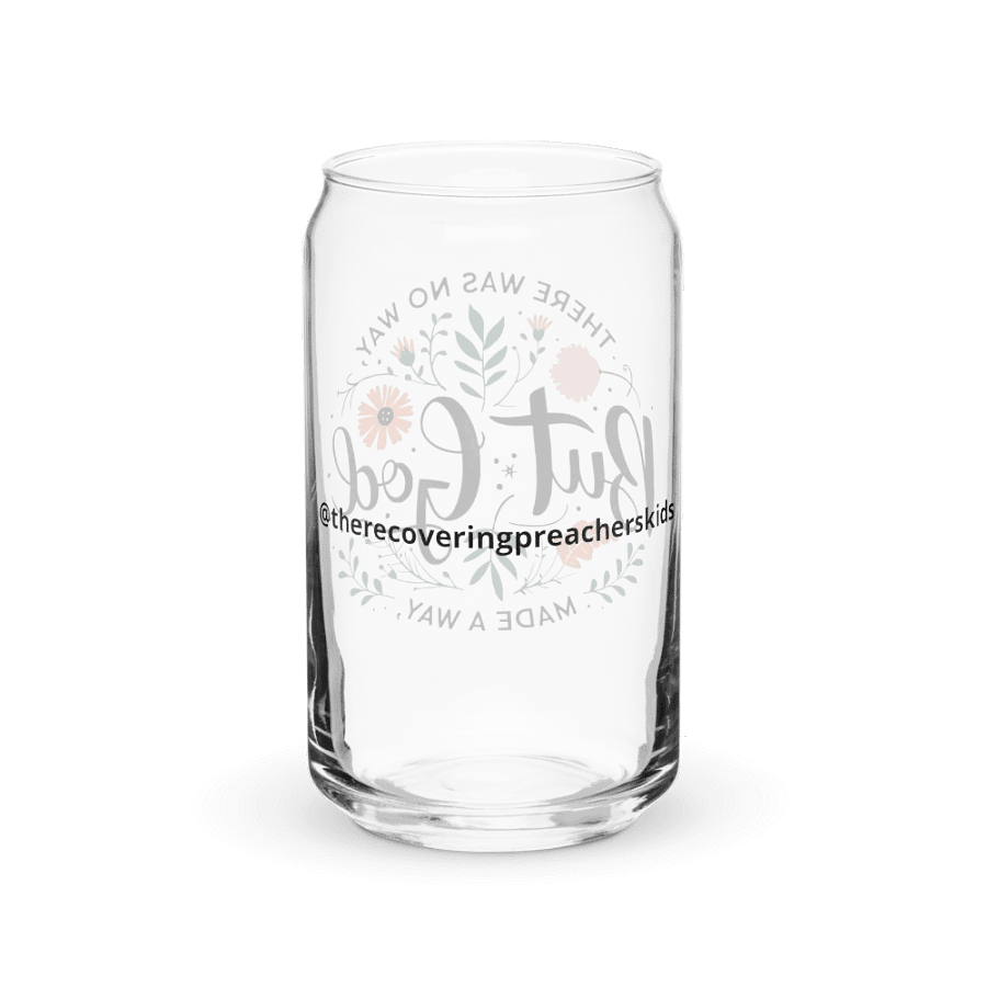 But God Can Glass Tumbler product image (2)