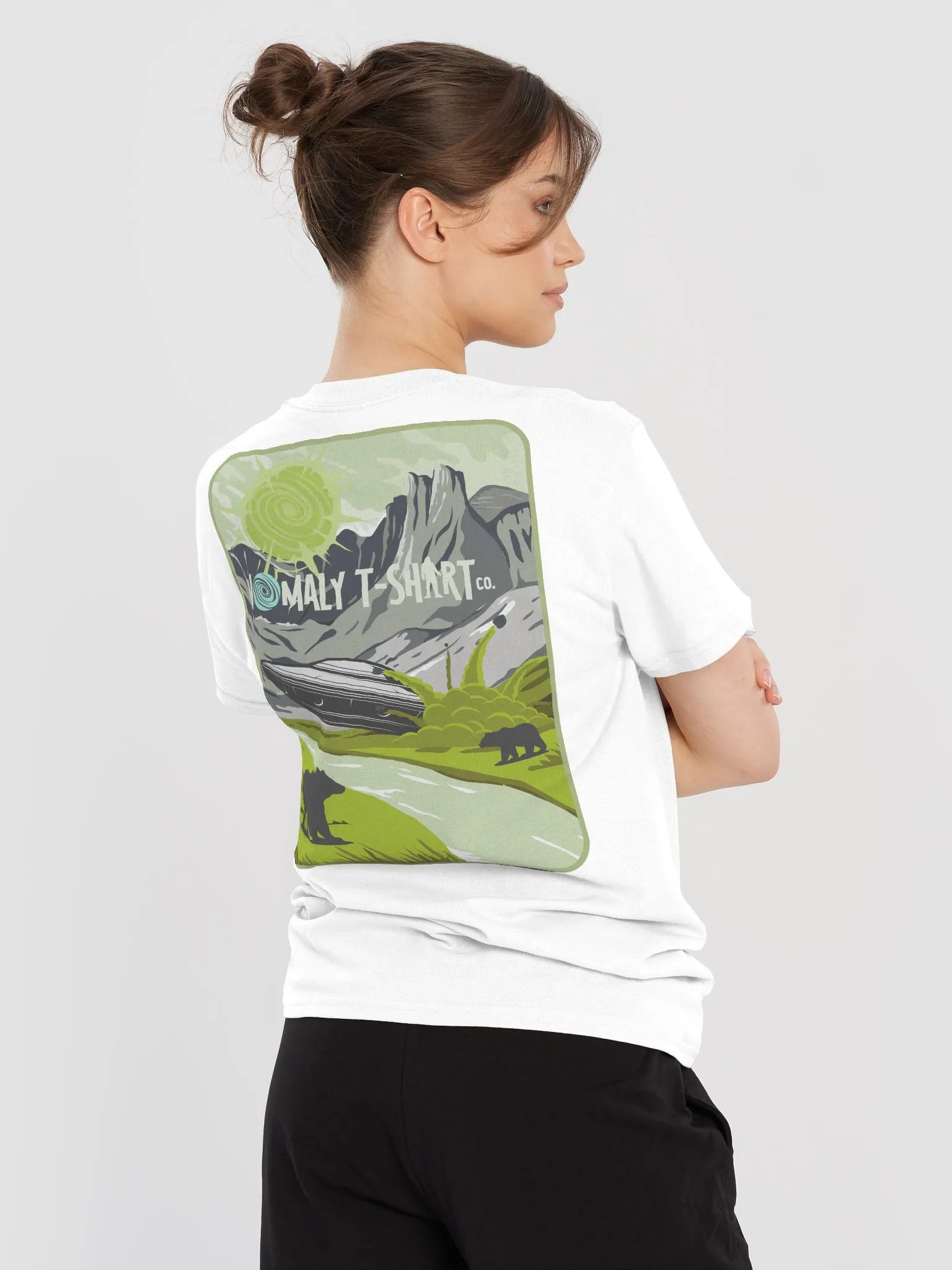 UFO Crash Bear T-Shirt product image (2)