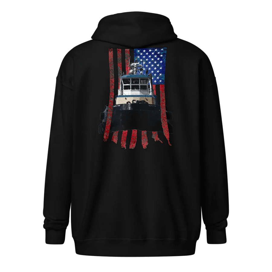 Titan & CE Flage Zip Hoodie product image (1)