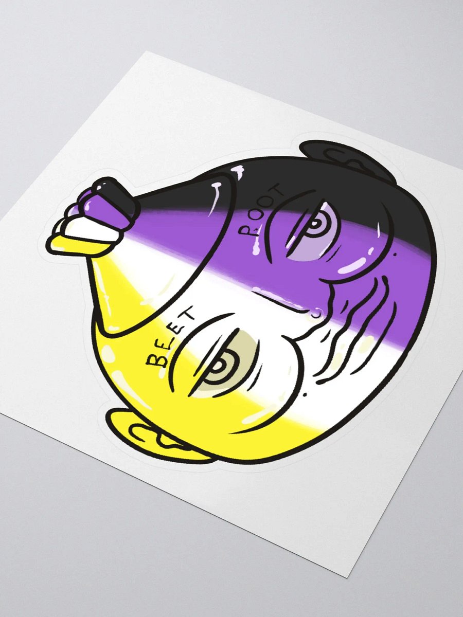 Non-binary Poot bubble free stickers product image (3)
