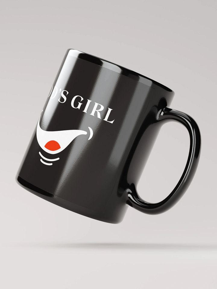 GOD'S GIRL Black Glossy Mug product image (2)
