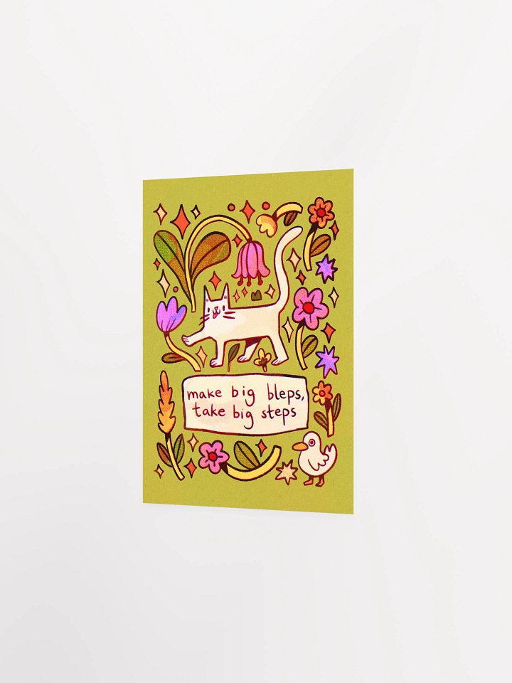 Make Big Bleps, Take Big Steps Print product image (5)