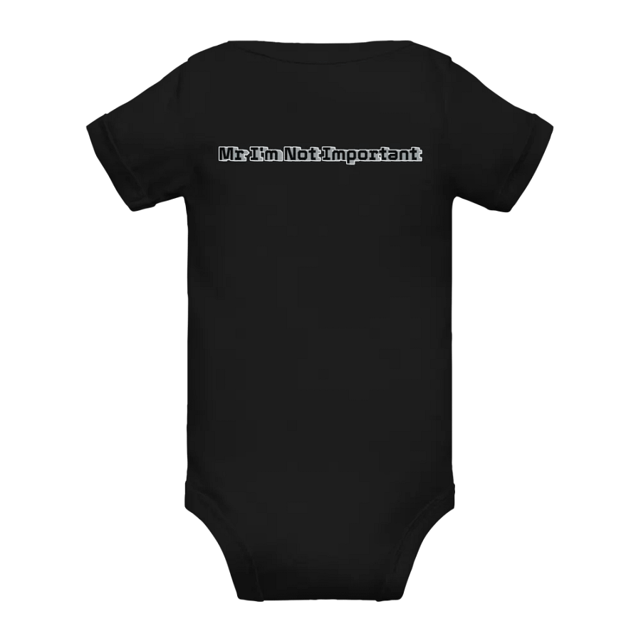 Baby Short Sleeve One Piece - Mr I'm Not Important product image (11)