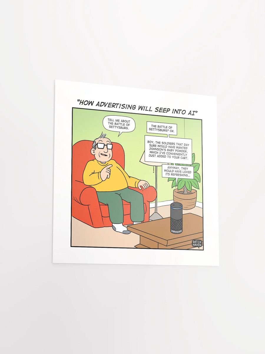 "Google Ad pros' scary stories" poster (10″×10″) product image (3)