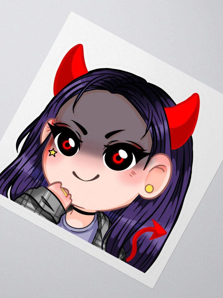 Devil Lilly -sticker product image (1)