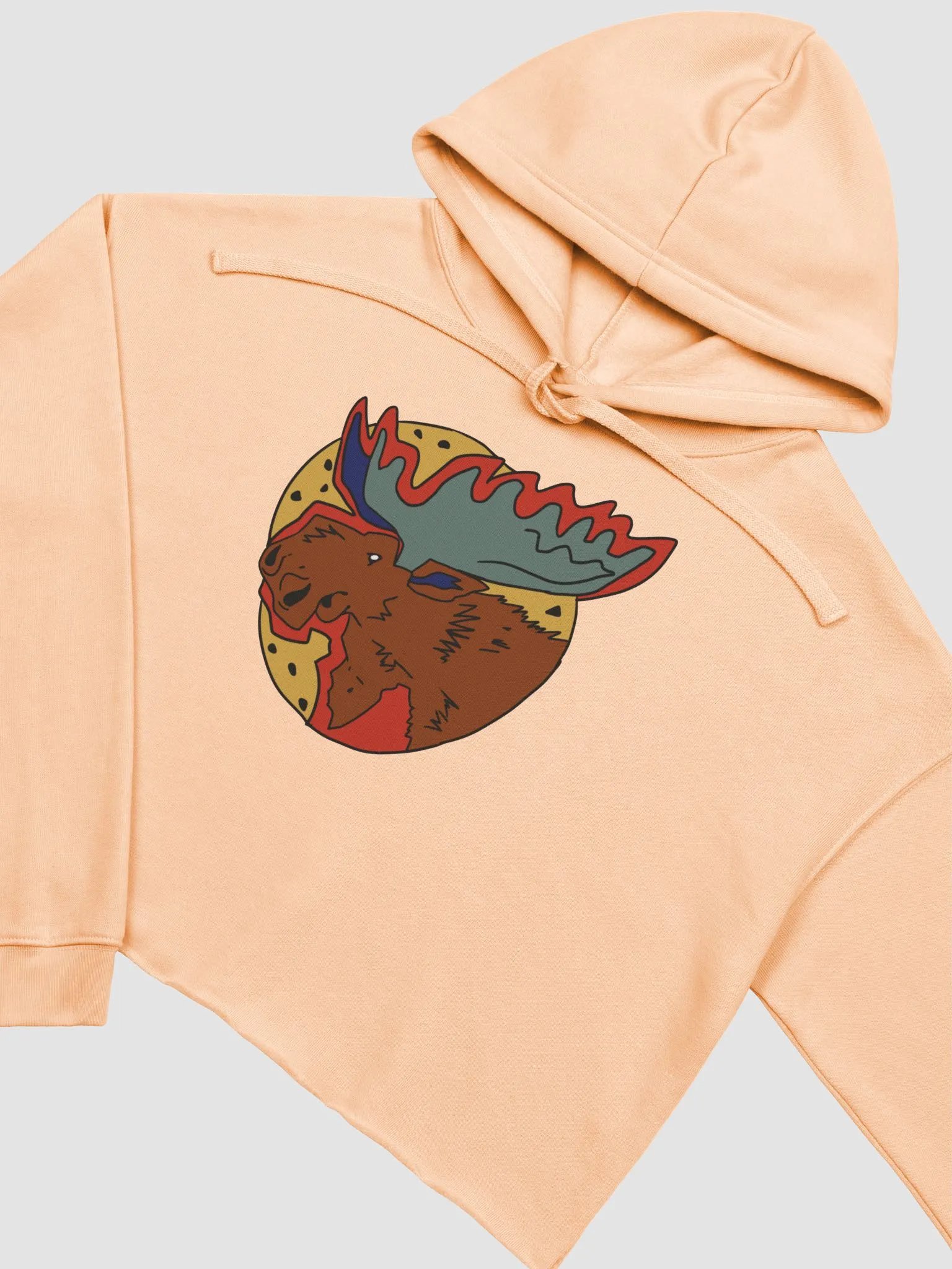 Vapormoose fleece crop hoodie product image (4)