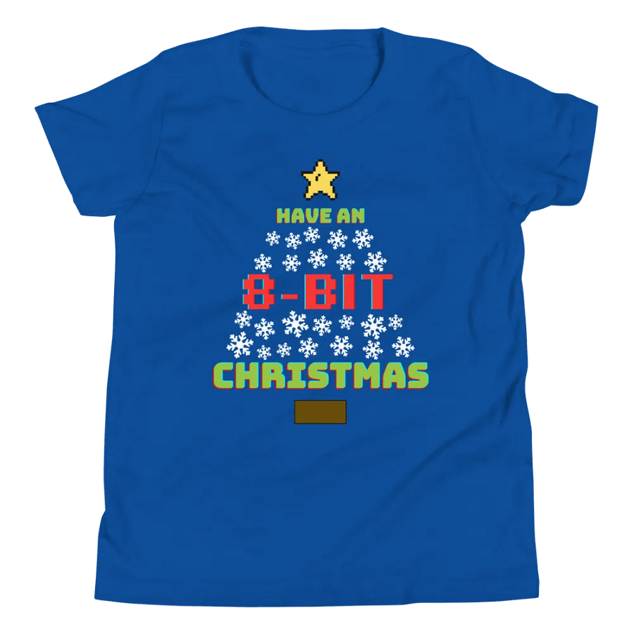 8-Bit Christmas Tree Kids Tee product image (4)