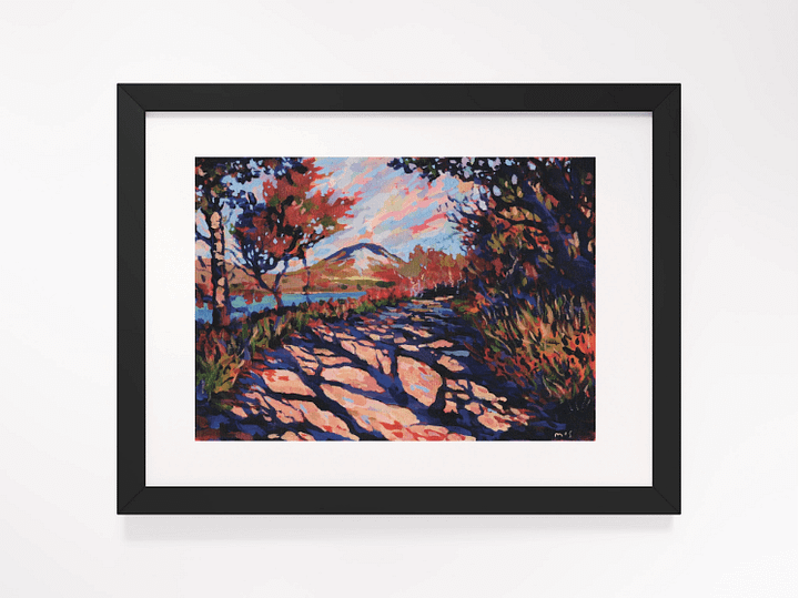 250809 Mount Errigal Poster Print. Framed product image (1)