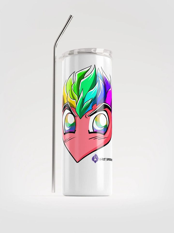 Rainbow Heart Tumbler - White product image (1)