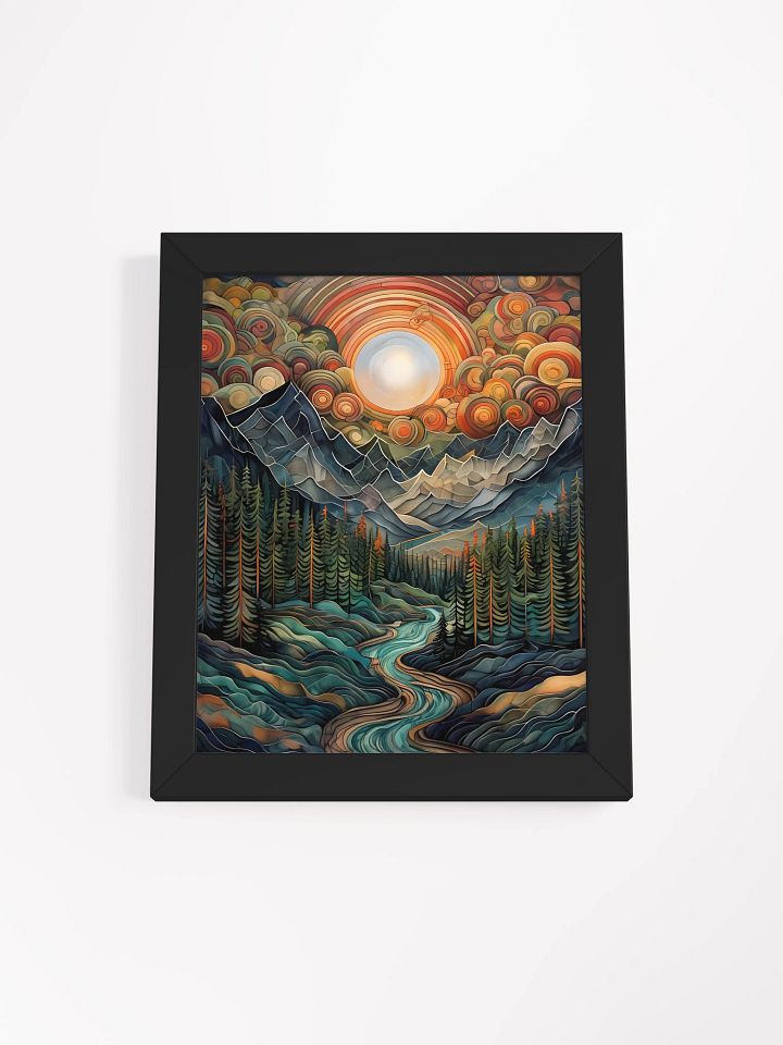 Ethereal Forest River Framed Poster product image (2)