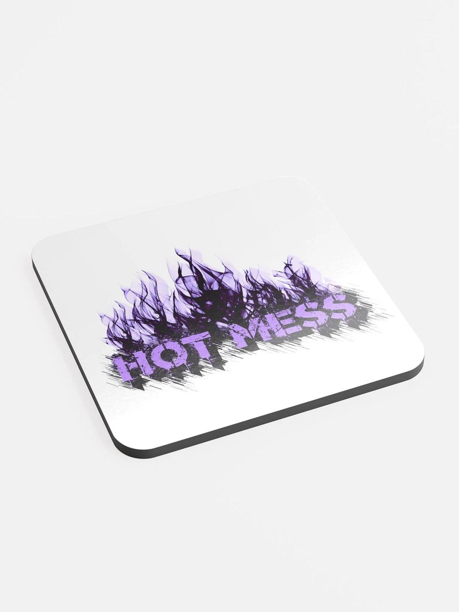 Funky Fire Glossed Cork Coaster product image (2)