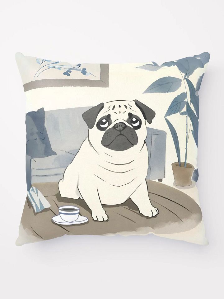 Cozy Pug Pillow product image (1)