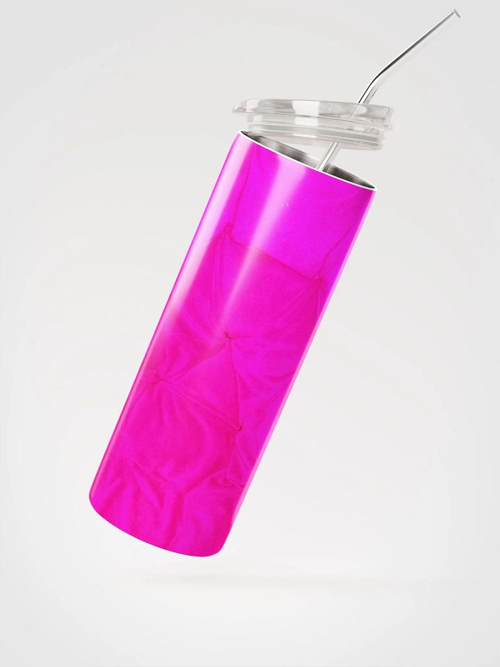 Vivid Pink Quilted Stainless Steel Tumbler product image (2)